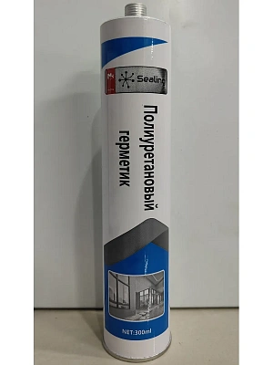 Герметик полиуретановый PU белый 300 мл SEALING