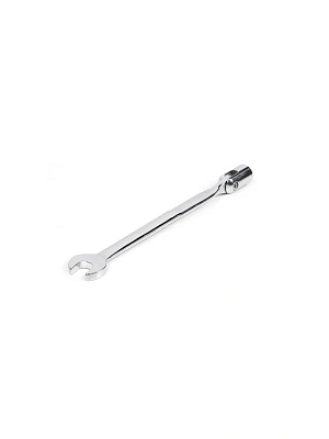 Ключ комбинированный торцевой шарнирный удлин.  8х8 хром HORTZ