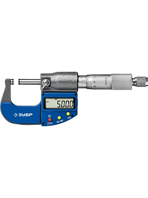 Микрометр цифровой 25-50мм, шаг измерения 0,001мм МКЦ 50 ЗУБР